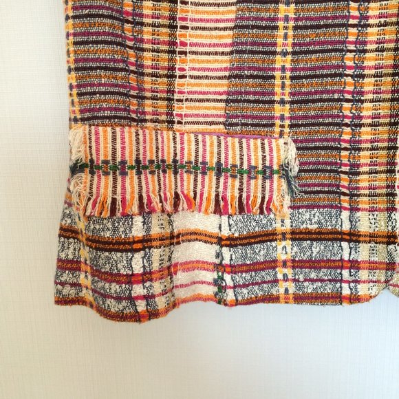 Robert Graham Womens Jacket Blazer Size 2 Plaid Short Sleeve Rayon Nylon - Picture 5 of 8